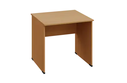 EPL 28 - 8 stůl kancelářský, dřevěná podnož, deska 25 mm, široký 800 mm, buk Royal